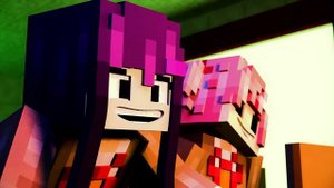 "GET OUT OF MY HEAD" song by TryHardNinja | DDLC Minecraft Music Video | 3A Display