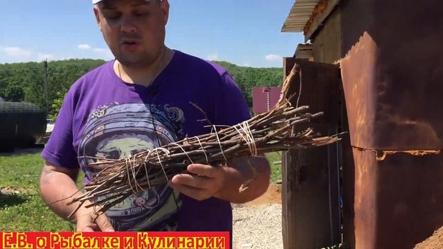 Что делать с ненужными ветками на даче, делаем вязанки с хворостом  для растопки бани .
