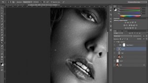 Ретушь женского портрета в фотошопе