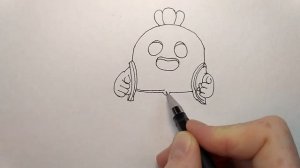 Как нарисовать Спайка | Бравл Старс | Рисунок | How to draw Spike | Brawl Stars