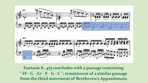 Cyclic Form: Mozart Fantasie K. 475