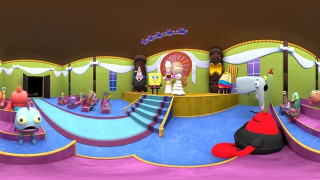 360° VR - SPONGEBOB and SANDY WEDDING? смотреть онлайн