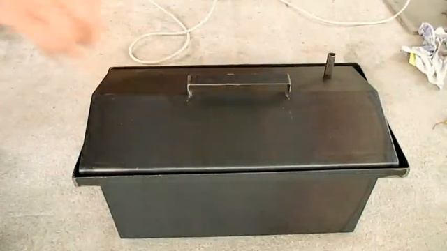 КОПТИЛЬНЯ ГОРЯЧЕГО КОПЧЕНИЯ ДЛЯ ИСПОЛЬЗОВАНИЯ В КВАРТИРЕ!!!УСТАНОВКА ТЕРМОМЕТРА .