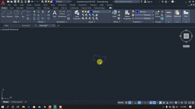 How to draw a simple floor plan using AutoCad 2021 смотреть онлайн