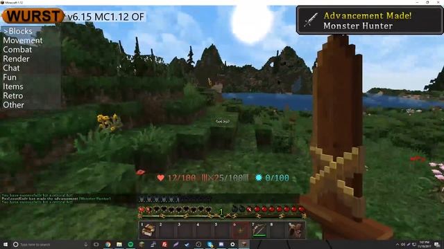 How to Install Minecraft Hacked Client for 1.12.2 - Wurst смотреть онлайн