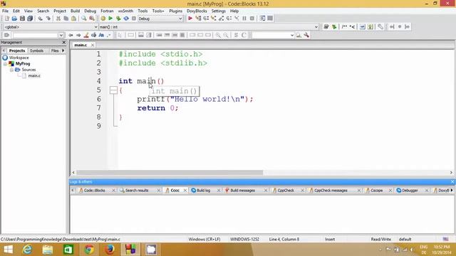 C Programming for Beginners - First C Program and Understanding C Program Structure