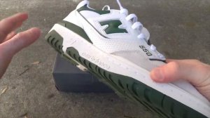 New Balance 550 White/Green Review + Some Outfits