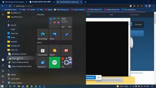 Downloading #Python and #Pycharm Installation | Python Tutorials For Absolute Beginners In Hindi #2