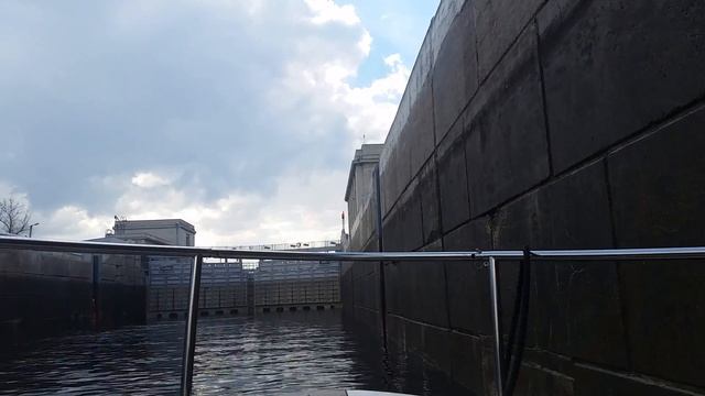 Шлюзование. 24 шлюз. Волга.  Тольятти