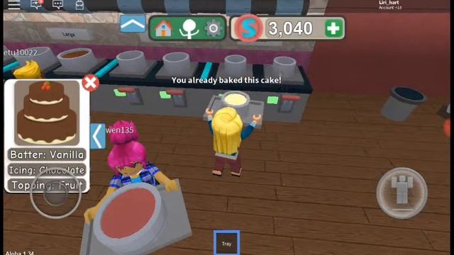 Вкусняхи-тортики! играем в роблокс!? смотреть онлайн