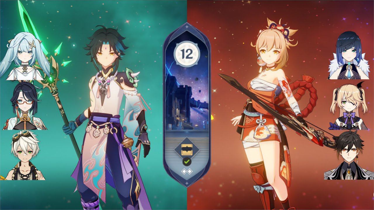 Бездна 4.4 | Первый взгляд на Сяо с Сяньюнь, Ёимия овервейп | F2p Genshin Impact