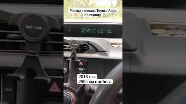 расход топлива Toyota Aqua