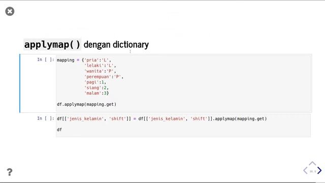 Pandas 34 | Mapping Data Frame dengan applymap | Python Pandas | Data Science | Bahasa Indonesia