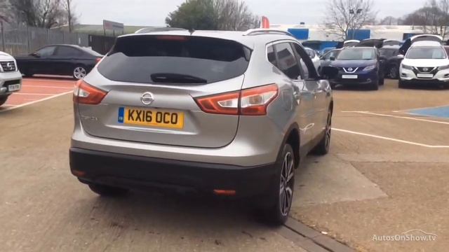 NISSAN QASHQAI TEKNA DIG-T SILVER 2016 смотреть онлайн