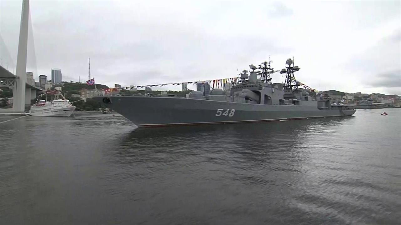 На Тихоокеанском флоте состоялась генеральная репетиция военно-морского парада