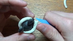 Микки Маус из пластилина. Как слепить Микки Мауса.