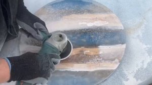 Стол из эпоксидной смолы и дуба?