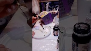 Мастер-класс, декупаж салфеткой,  как скрыть границы мотива