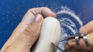 АСМР МЫЛО Таппинг и скретчинг. Царапаю и скалываю мыло до нуля! ASMR Scratching and tapping soap.