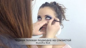 Цветные смоки-айз/Blue-green-purple smoky eyes