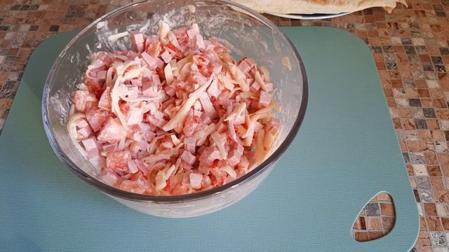 БЫСТРАЯ ЗАКУСКА ИЗ ЛАВАША👍
