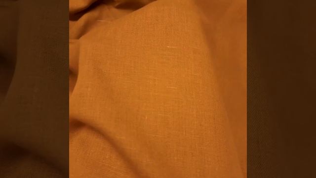 №22 Умягченный костюмный 100% лен горчичный смотреть онлайн