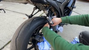 Улучшаем производительность заднего тормоза Kawasaki zx6r 2007 - 2008