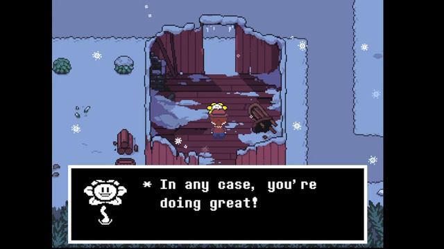 Undertale Yellow cap 2 | Un paseito por Snowdin. смотреть онлайн