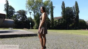 LEO PRINT DRESS, STOCKINGS and HIGH HEELS - Summer Style | Kats little world
