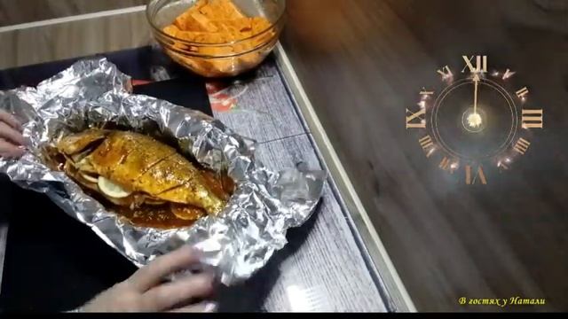 ?Дорадо с бататом в духовке на праздничный стол.Невероятно вкусный и легкий ужин за полчаса!