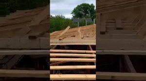 Строим крышу перекрытие одновременно по типу фермы из дерева prorab_online продолжени  следует