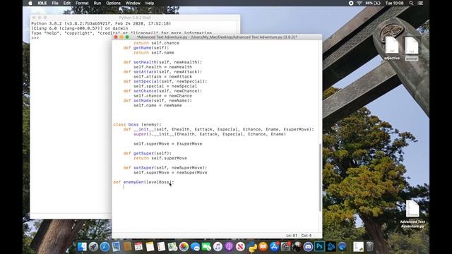 Advanced Python Text Adventure 2 - Enemy Class & Generator