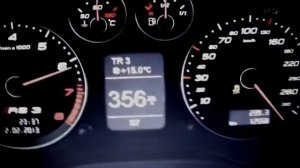 Очень быстрая Audi RS3  Разгон с 0 до 365 км час!
