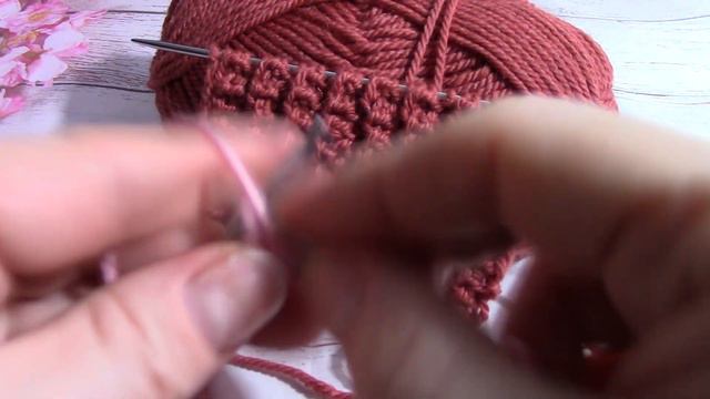 Американская ОБЪЕМНАЯ резинка с обвитием петель./ knitting pattern/