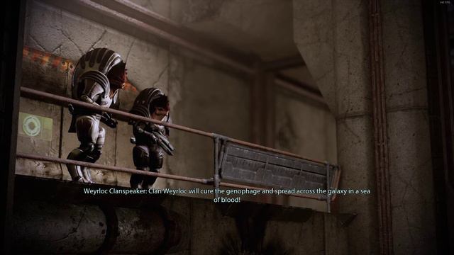 Mass Effect 2 Legendary Edition Shepard burns Krogan to death смотреть онлайн