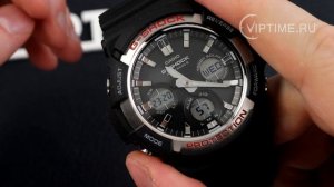 Casio G-Shock на солнечной батарее GAW-100-1A Видео обзор