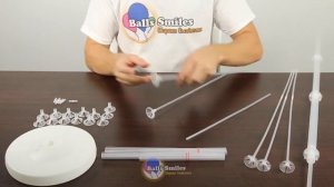 BallsSmiles - Подставка белая на 19 шаров