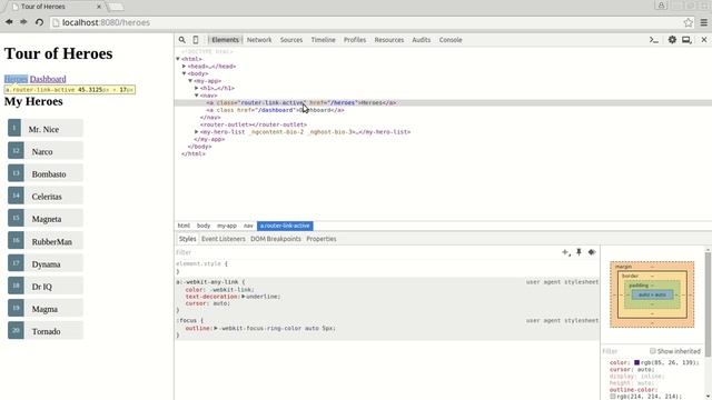 05 Routing - Angular2 Dart Tut Eng