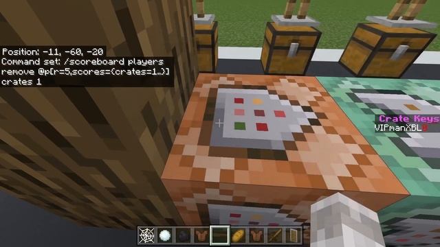 How To Make Crates & Crate Key System In Minecraft Bedrock