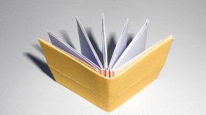 Оригами книжка. Простая поделка из бумаги для начинающих