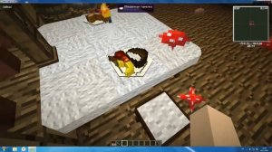 Избушка на курьих ножках майнкрафт