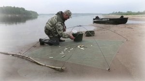 Ловля живца на паук подъёмник и его длительное хранение летом.