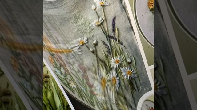 ВЫШИТЫЕ ТРАВЫ И ПОЛЕВЫЕ ЦВЕТЫ ✨✨✨ ВЫШИВКА ЛЕНТАМИ ✨✨✨ RIBBON EMBROIDERI смотреть онлайн