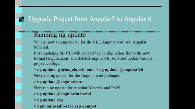 Upgrade Angular5 To Angular6 смотреть онлайн