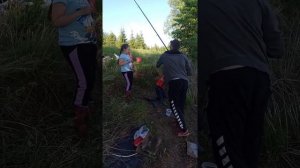 Рыбалка с детьми. Вельдеманово. 2021г