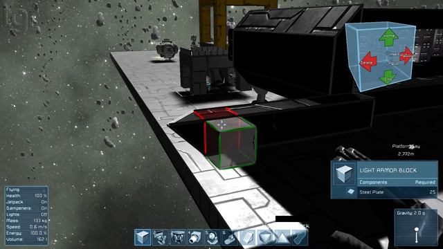 Space Engineers - Building A Simple Large Ship смотреть онлайн