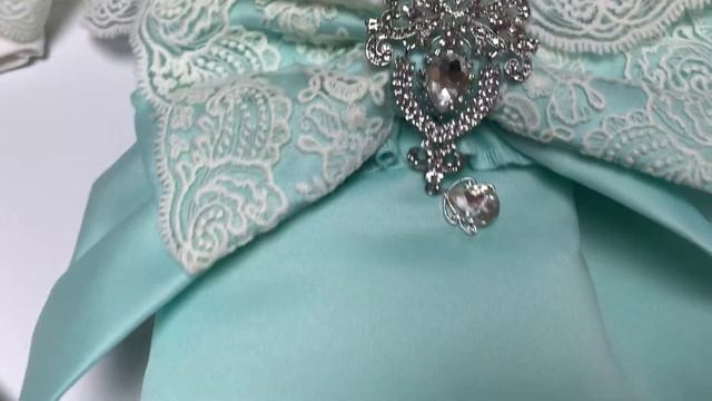 Комплект для новорождённого цвет бирюзовый Тиффани смотреть онлайн