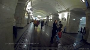 Вход на станцию метро Октябрьская кольцевой линии // 02.07.2017