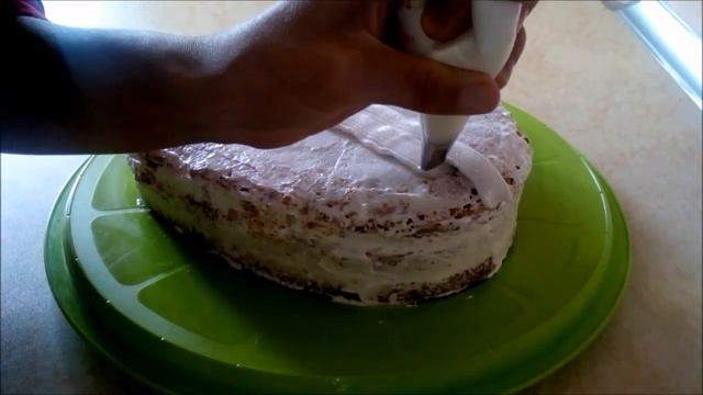 Вкусный,красивый кремовый торт СЕРДЦЕ cake decoration Украшаем торт кремом Рецепт торта