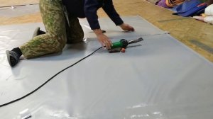 бассейн из тентовой ткани